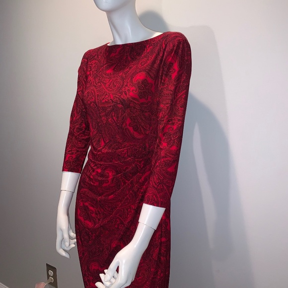 Patterned Ralph Lauren Work Dress - Picture 2 of 5